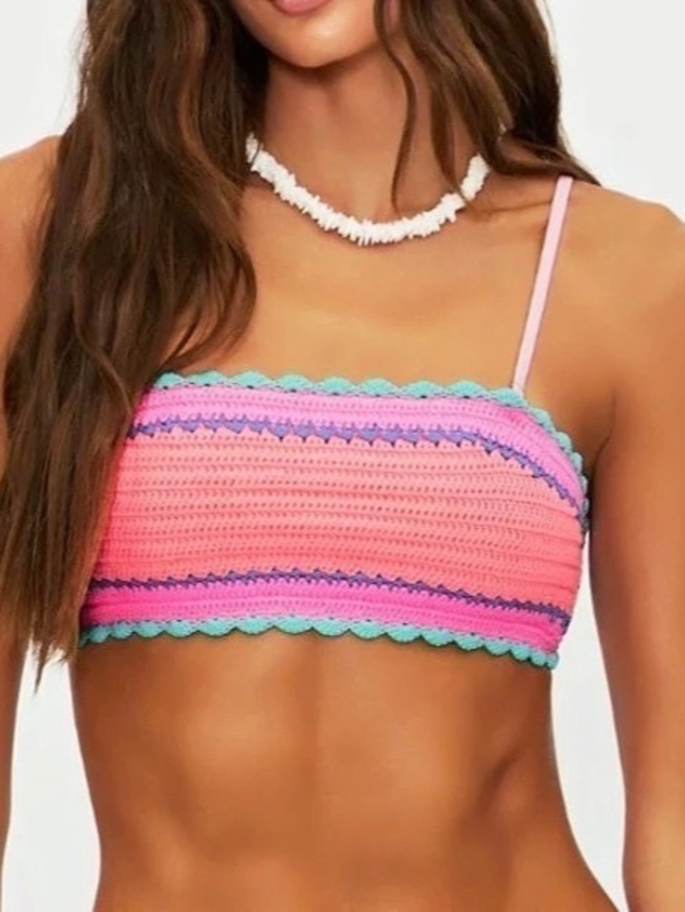 REY SEA BREEZE CROCHET BIKINI TOP